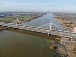 Rheinbrücke Leverkusen Drohnenbild