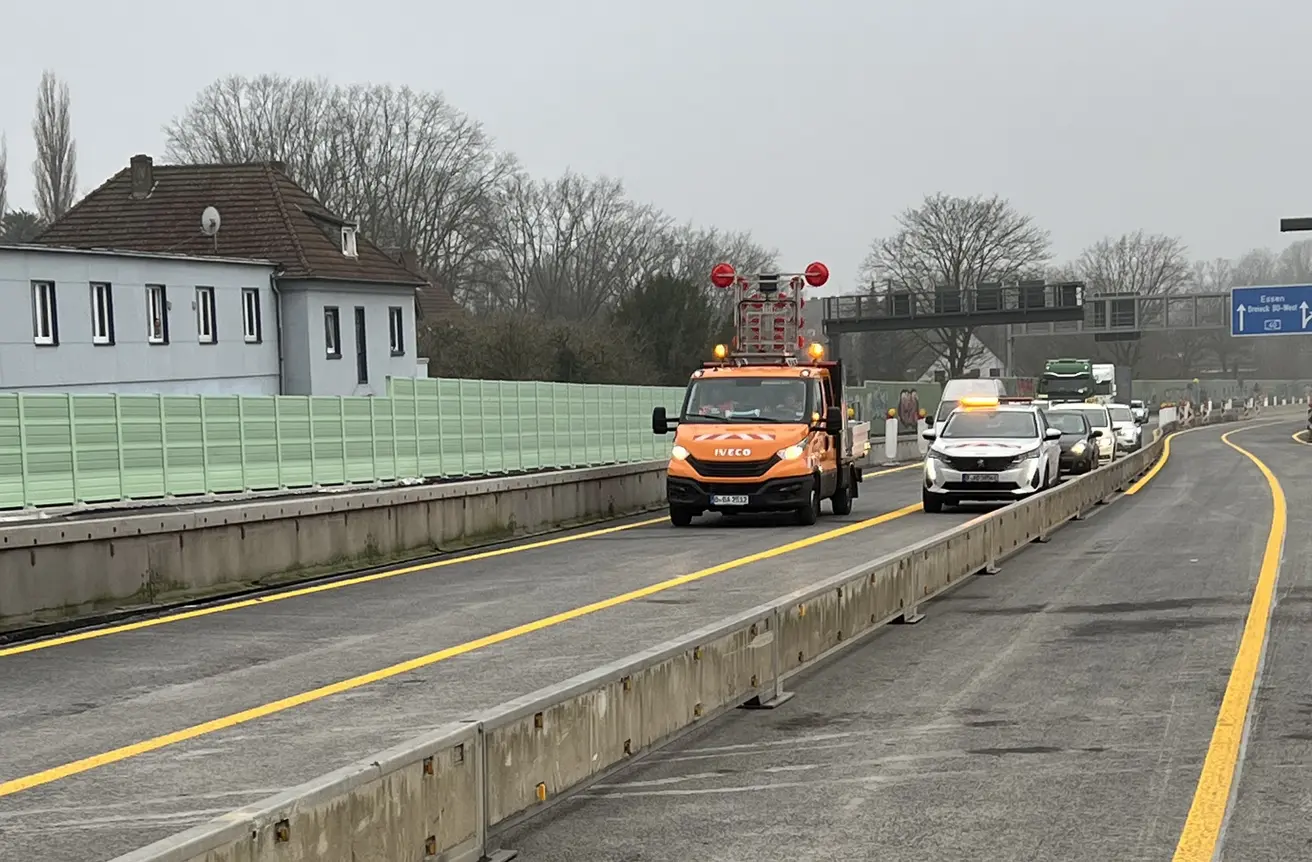 Freigabe der A40-Schlachthofbrücke in Bochum